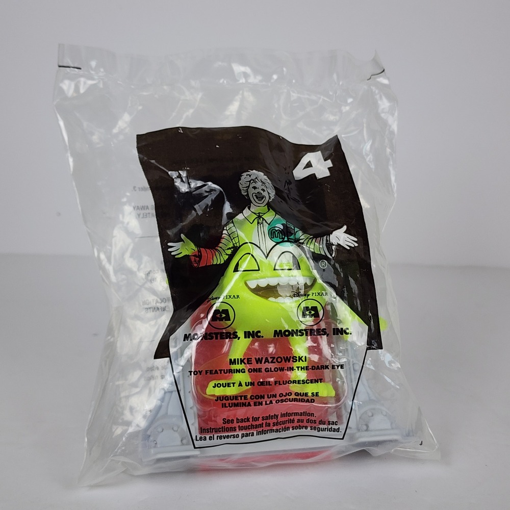 2001 Disney Pixar‎ Monsters Inc Mike Wazowski Glow In The Dark Eye Toy